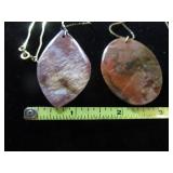 Two Jasper Pendants