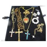 Religious Rosary, Crosses, Medals