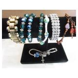 Bracelets, Rhinestone, Copper