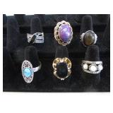 Six Costume Rings, Park Lane, Lia, Coventry