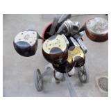 Golf Clubs & Roller Bag