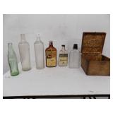 Vintage Bottles / Box