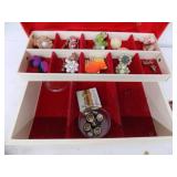 Costume Jewelry + Jewelry Box