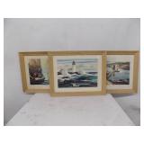 3 Framed Prints