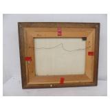 Framed Oil Painting (Wood Ducks)   By S. Winge – 23" x 19"