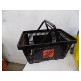 Fold‑Up Cart + Plastic Basket