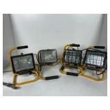4 Shop Lights, Not Tested And Bulbs Not Included