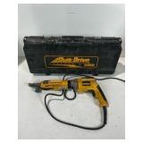 Dewalt Corded Heavy Duty Quail Driver Screwdriver With Carrying Case And Holster