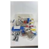 Lot Of Various Electrical Components - Switches, Wire Nuts, Covers, Tape Etc