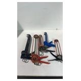 Lot Of Caulking Guns In Various Sizes