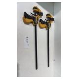 Lot of bar clamps - 18” opening