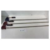 Lot of bar clamps - 36”