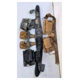 Lot of (2) Carpenter Aprons With Additional (2) Bucket Boss Snap Ons