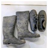 Rubber Over Shoes And Rubber Boots