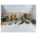 Lot of stain, solvent, etc