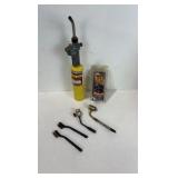 Lot of Bosch electric heat gun and propane torch