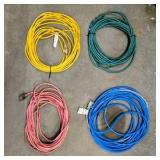 Lot of (4) extension cords.