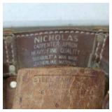 Lot of (2) Carpenter Aprons With Additional (2) Bucket Boss Snap Ons