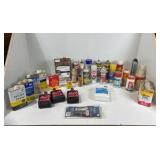 Lot of spray paint, adhesive, solvent, etc.