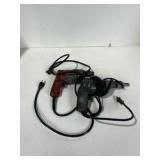 Dewalt Heavy Duty Angle Grinder With Large Hole Saw, Two Corded Power Drills And Carrying Case