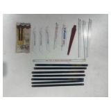 Lot of Drill Bits, Sawzall Blades and more