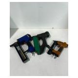 Lot Of Pnuematic Nailers & Staplers