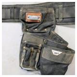 Lot of (2) Carpenter Aprons With Additional (2) Bucket Boss Snap Ons