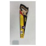 Lot of various hand saws and miter box