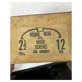 Crate Of Assorted Fasteners