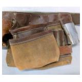 Lot of (2) Carpenter Aprons With Additional (2) Bucket Boss Snap Ons