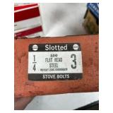 Crate Of Assorted Fasteners