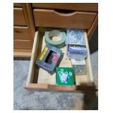 Rolling work table with built-in shelving