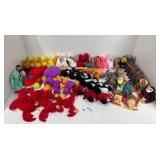 Lot of Ty Beanie Babies and plush animals w/ tags