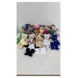 Lot of Ty Beanie Babies bears and Misc animals