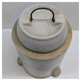 Vintage Red Wing Pottery Ko-Rec Chicken Feeder 10" 2 With Base