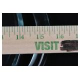 Pier 1 Spain 580-5802 Glass Decanter Set - 3 Grape Bottles & Plate