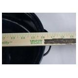 Dutch Oven - Enamel Cast Iron, Speckled Blue Finish, With Lid 17"