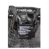 BeBe Headband & Leather Gloves & Beaded Necklace/Bracelets - Black Fashion Jewelry Set