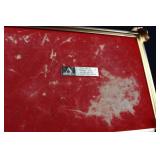 Vintage Japanese Beaded Jewelry Box with Floral Lid, Mirror Interior - Made in Japan ~10"