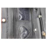 Brighton Vintage Leather Organizer Handbag - Crossbody with Adjustable Strap