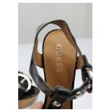 Guess Black Leather Knee-High Boots & Maurices Brown Suede Buckle Boots (6 pairs in total, all size 7)