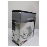 Crystal Lotus Candle Holder - Clear Crystal Petal Design