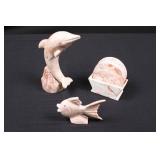 Marble Dolphin & Fish Sculptures - Set of 6 Coasters