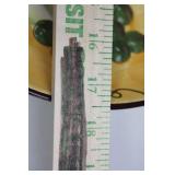 Clay Art Wine Garden StoneLite Hand Painted Stoneware Plate 17.5"