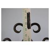 Plant Stand - Vintage Wrought Iron Scrollwork, 31 in Tall