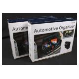 Automotive Organizer 2-Pack Car Trunk Storage With Removable Dividers & Mesh Pockets