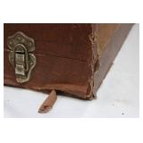 White Rotary Sewing Machine - Vintage Portable with Case & Foot Pedal