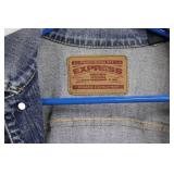 Express Denim Jacket - Size M - Light Wash, 100% Cotton
