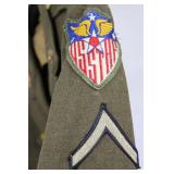 WWII U.S. Army Air Forces Field Jacket with Medals, Ribbons & Sleeve Patches