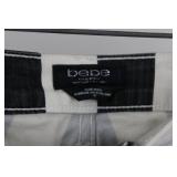 BeBe Striped Pants - Black & White Vertical Stripes, Size M
